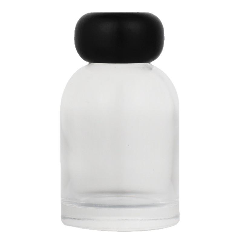 Glass Flameless Aroma Diffuser Bottle, Indoor Rattan Decor Ornament (Empty)