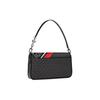 New MICHAEL KORS Bradshaw Cow Leather Shoulder Bag Trumpets Women's Black & Red 30H1U2BL1B-987