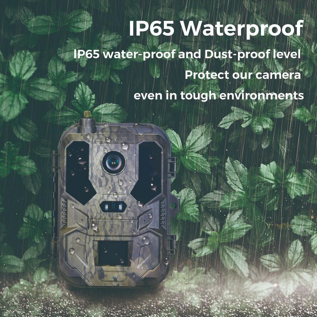 True 4K 4G IP66 Waterproof Outdoor Trail Camera HC-960Ultra-Li with Remote Smartphone Control Via FTP/SMTP/App 20m Night Vision