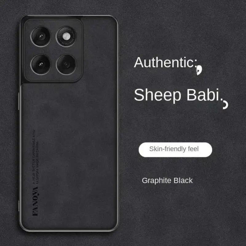 Einfache Lederhülle für Motorola Signature Edge70 Pro Fusion+ Ultra G87 G77 G67 G57 G47 G37 G17 Power Stoßfeste Schutzhülle