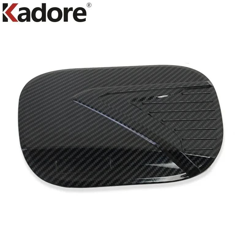 Car Gas Fuel Tank Cover Trim For Hyundai Palisade     2024 Carbon Fiber Oil Filler Cap Frame Overlay Accessories