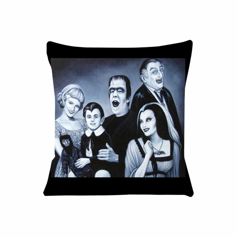 The Munsters Horror Movie Cushion Cover for Sofa Pillow Case Cover Seat Car Throw Pillowcase 45x45cm For Home Decorative SJ697