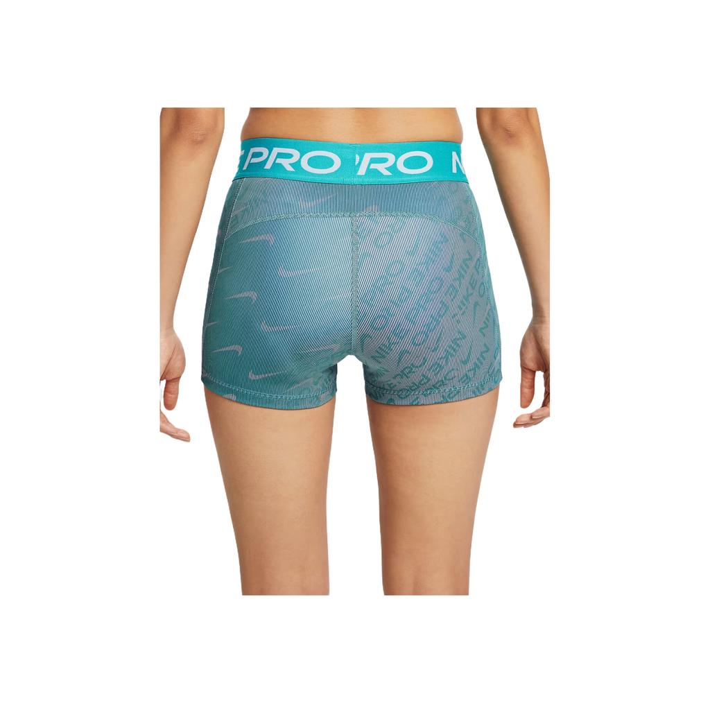 Nike Pro Cómodo Moda Versátil Suave Pantalón de Ciclismo Parte Inferior para Mujer Azul HM6094-345