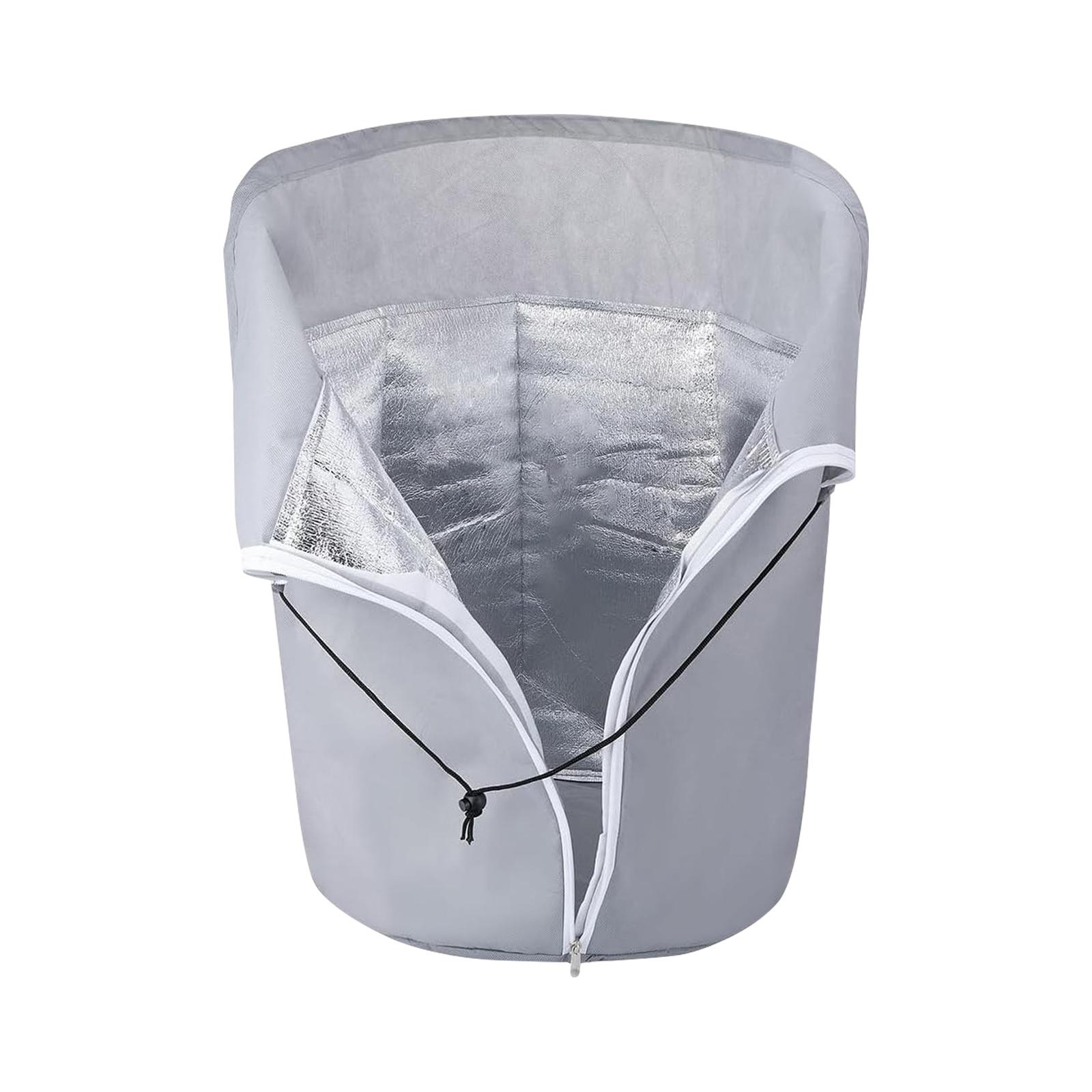 

Winter Plant Insulation Pot Protector, 45 X 50 Cm, Protects Potted Plants From Frost And Moisture, Reusable Pot Protector With Drawstring And Zipper One Size