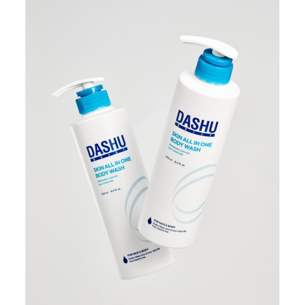 Dashu [new 2pack] Daily SkIn All In One Body Wash 500ml  + SkIn Body Wash 50ml Free none