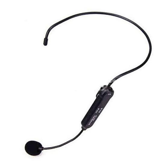 3.5mm Wired Headset Mic for Voice Microphone Headworn Amplifier Loudspeaker