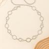 Runde Kettenglieder Taillenkette Verstellbare Kette Körperkette Geschenke Taillengürtel für Kleider