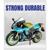 1/12 Yamaha YZF-R1M Zliatinový Model Motocykla Diecast Vozidlá Zvuk a Svetlo Off Road Autocykel Kolekcia Detské Hračky Darček