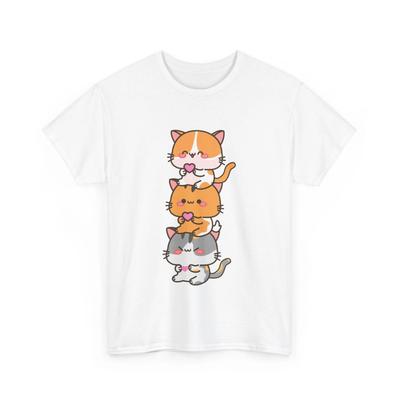 Kawaii Cat Shirt, Kitty Lovers Kitten Anime Cats Lovers Funny Women Men Shirt