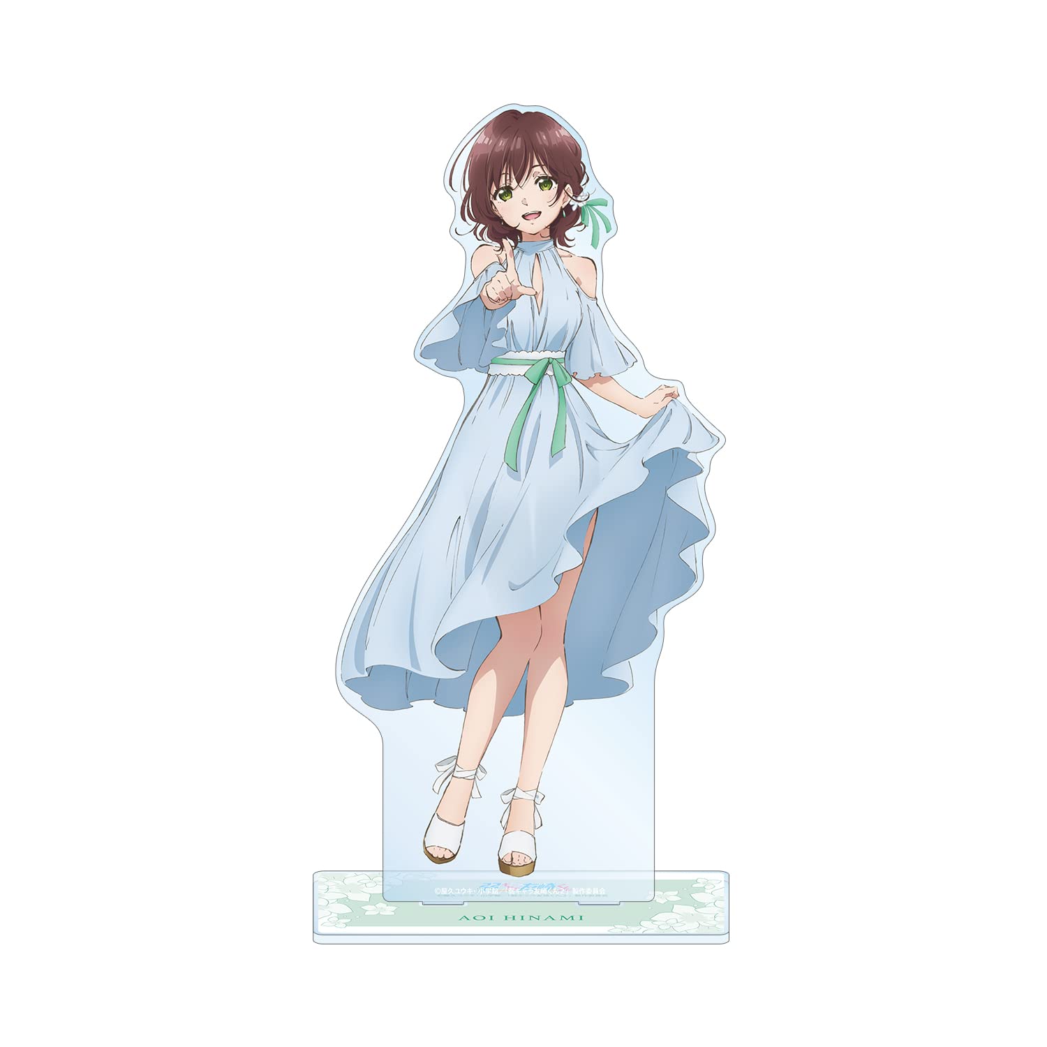 

Слабый персонаж Томодзаки-кун 2-й ЭТАП Оригинальная иллюстрация Nichinan Aoi Dress Ver. Очень большая акриловая подставка