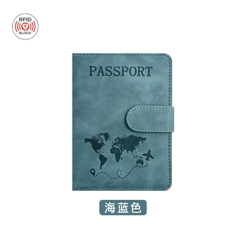 Popularna torba na paszport RFID skóra PU wielofunkcyjna torba na karty SIM i ID skórzane etui etui na paszport