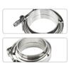304 Stainless Steel Exhaust Pipe Connector V Flange Clamp for Auto Parts Compatible with Turbocharged Engines and Mufflers