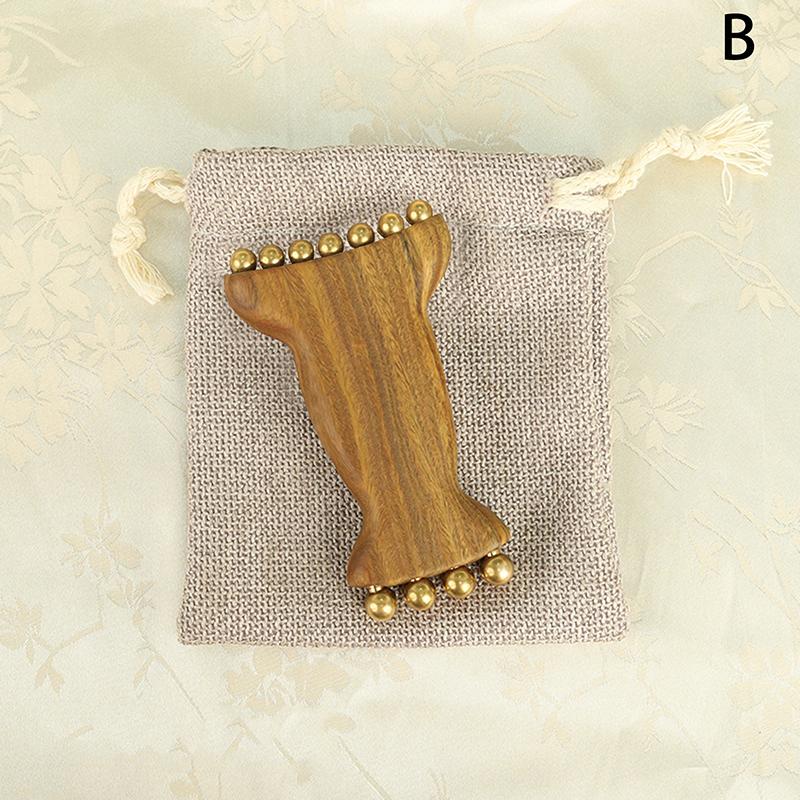 Facial Gua Sha Roller Bead Massager Cheek Beauty Lifting Tool for Lymphatic Care & Trigger Point Relax