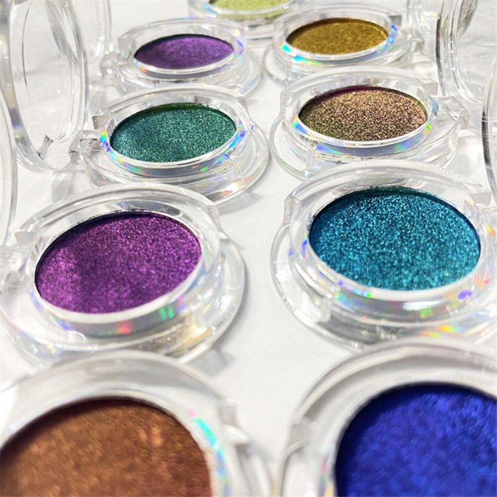 Multi Chrome Chameleon Eyeshadow Metallic Shiny Eyeshadow Palette Powder Pigment Professional Eye Makeup Party Cosmetics