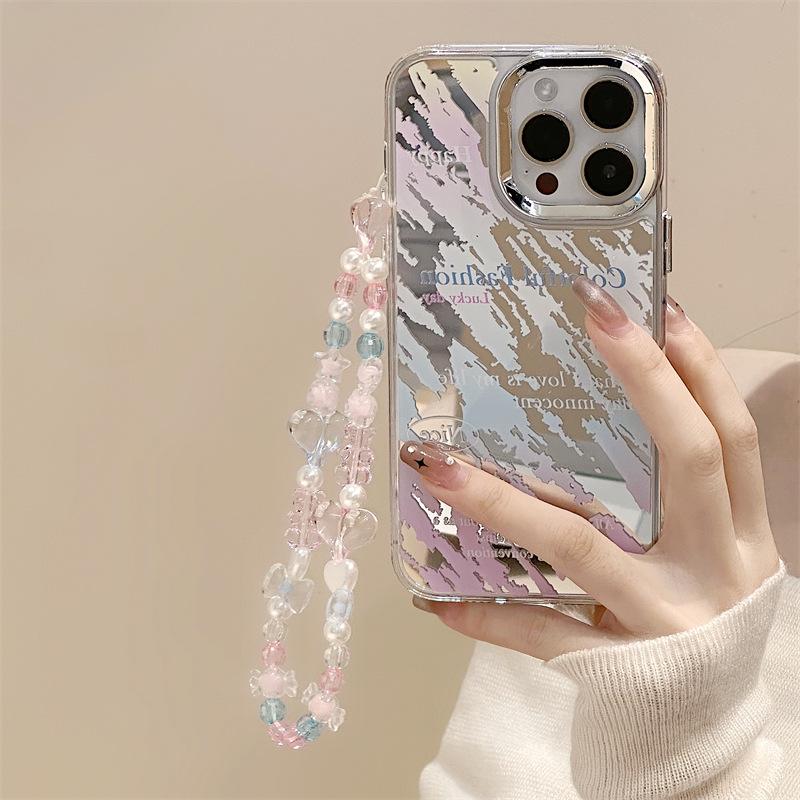 Zhitai 16Pro 3-in-1 Mirror Case for iPhone 14 and Apple 15 Pro Max, Ins Style Mobile Phone Accessory