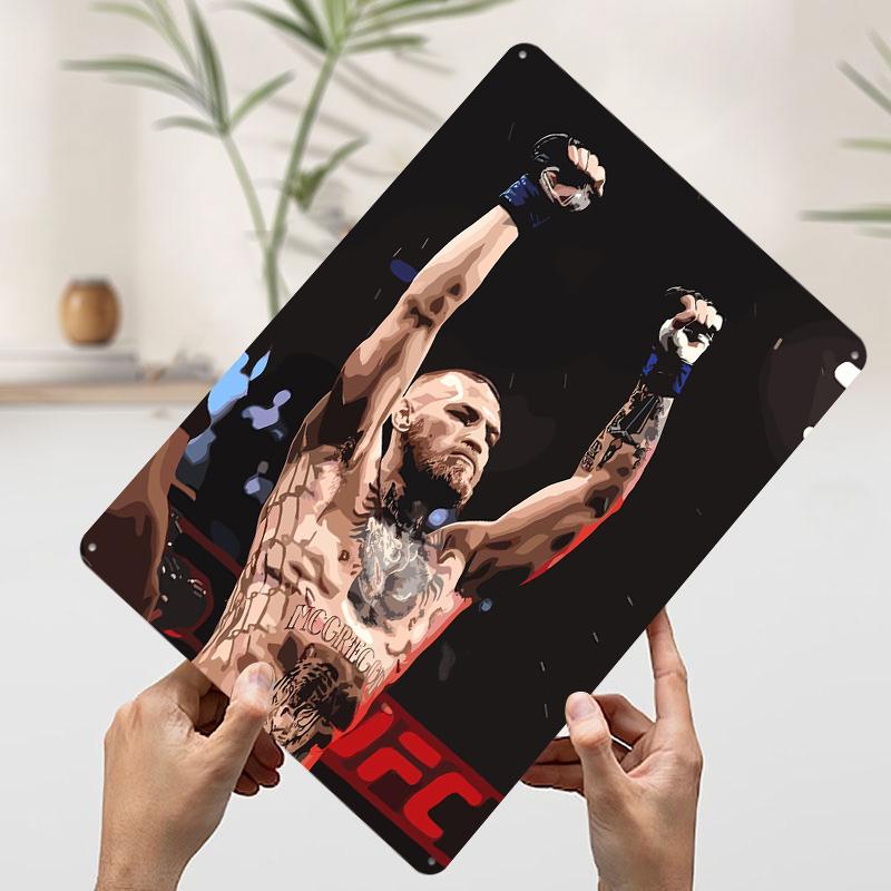 McGregor Tinplate Poster Customized Wall Art Vintage Metal Signs Retro Tin Plaque for Room Accessories Modern Home Decoration