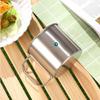 Lightweight Handle Water Cup Silver 260/350/600/660ML