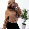Fluffy Rabbit Ears Hooded Sweater - European & American Autumn/Winter Collection