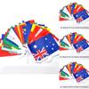Multi-cultural Party Hanging Decor 50-100pcs Flags Of Different Assorted Countries
