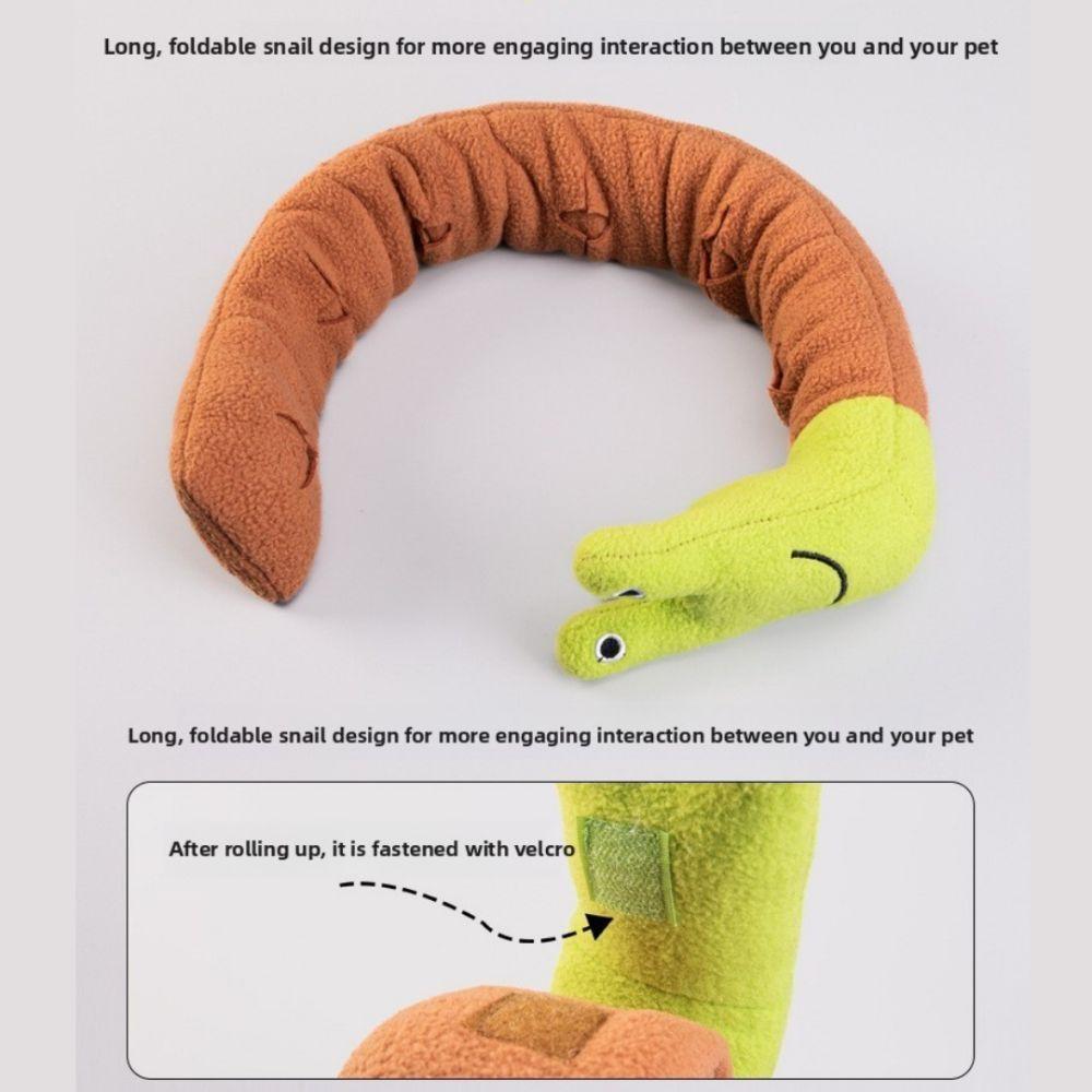 New Snail Shaped Dog Food Hiding Soft Interactive Dog Training Puzzles Fun Sniffing Green Snack Seeking Mat Pet Training