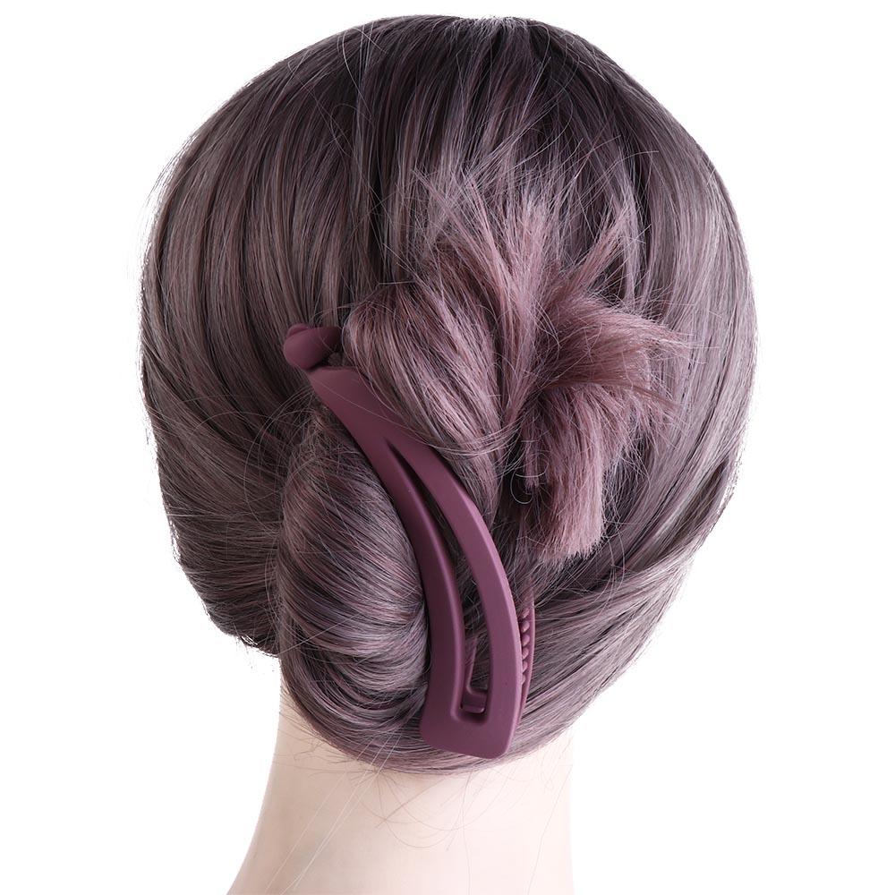 Style Hair Claw For Girl For Women Ponytail Holder Matte Banana Clip Hair Accessories Vertical Clip