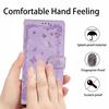 Retro Embossed Flower and Butterfly Phone Case for Xiaomi Redmi Note 15 14 13 12 PU Leather Card Slot Wallet Case with Wristband for Redmi 15C 14C 13C