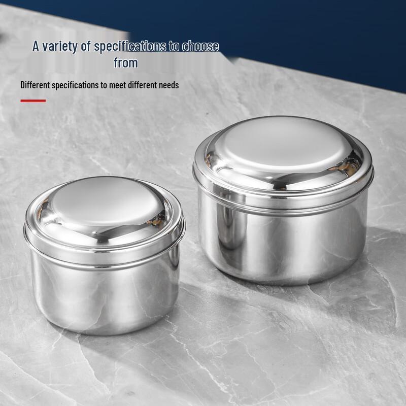 Gu Rou 304 Stainless Steel Multi-Purpose Food Storage Bowls with Lids (5-Pack)