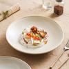 VAKADA 10-inch Ceramic Deep Serving Plate