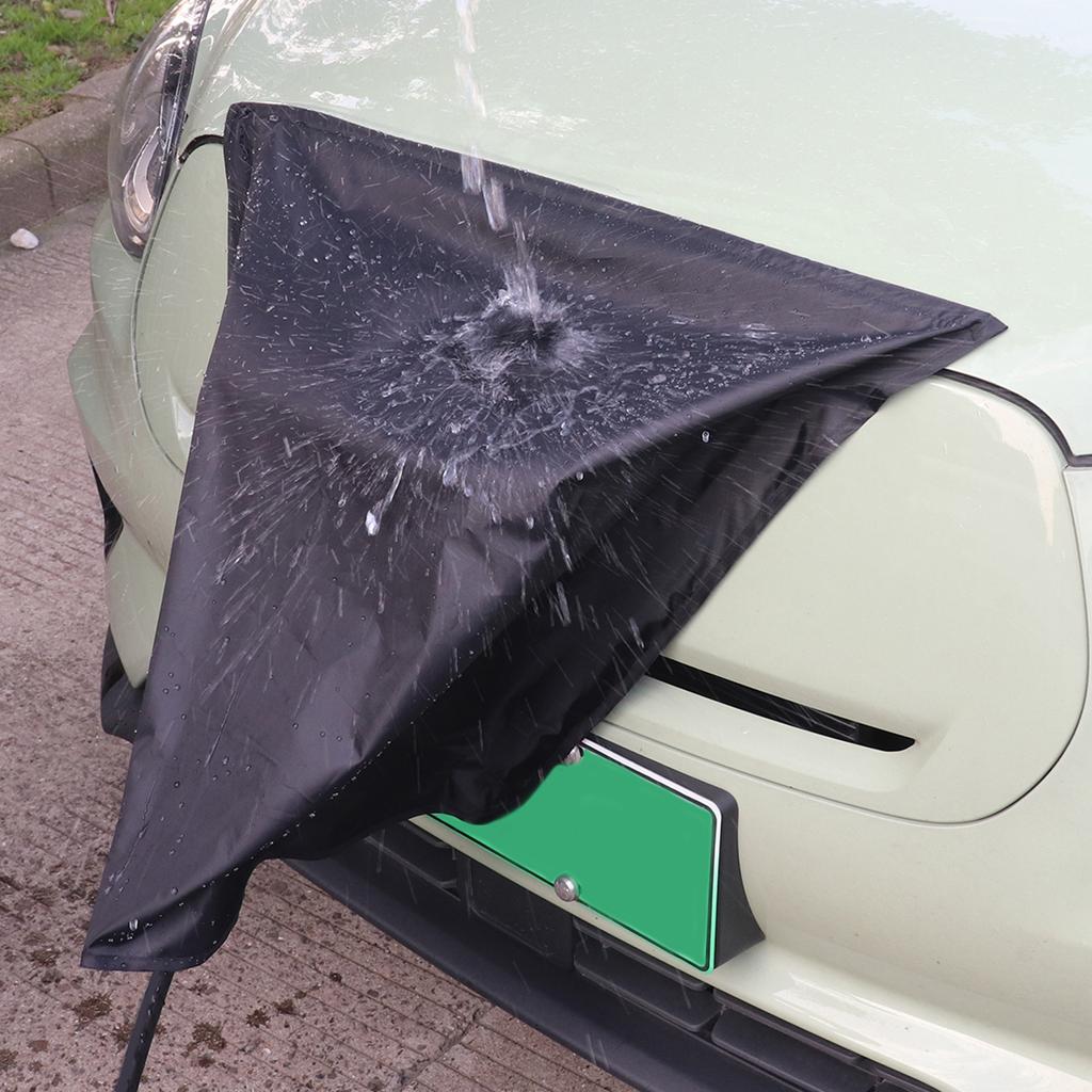 Electrical Vehicle Front Charger Plug Port Cover Magnetic Protector All-round Waterproof Dustproof Charger Protect Hood