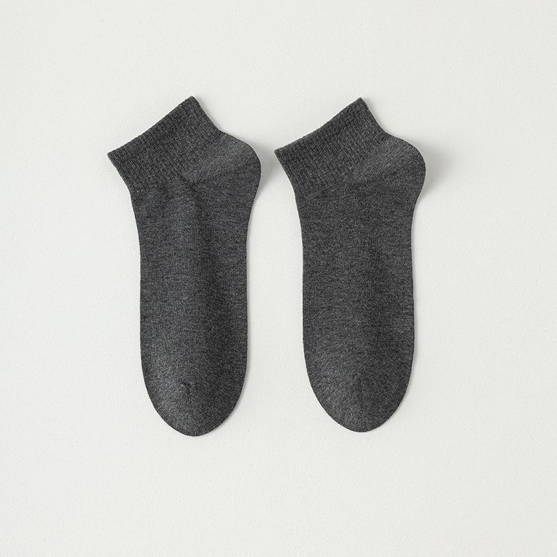 Men's Summer Thin Cotton Sports Socks: Sweat-Absorbing, Anti-Odor, Breathable, Antibacterial, Boneless
