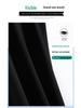 Pear-Shaped Slimming High-Waist Petite Black Straight-Leg Casual Pants for Women
