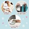 [Golden Crab and Long-tailed Tit] Compact Hand Mirror, Portable, Folding Mirror, Cute Character Mirror with Long-tailed Tit and Bird Design (Round / 3