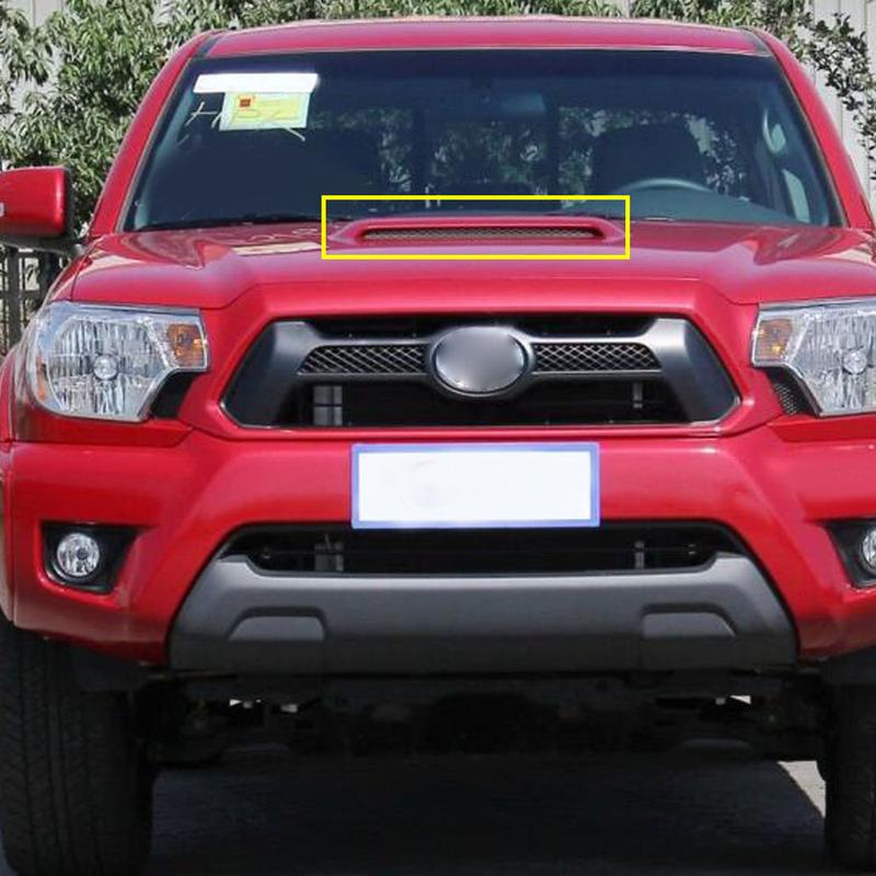 Front Engine Machine Grille Grill Upper Hood Stick Lid Trim Lamp For Toyota Tacoma 2015 2016 2017 2018