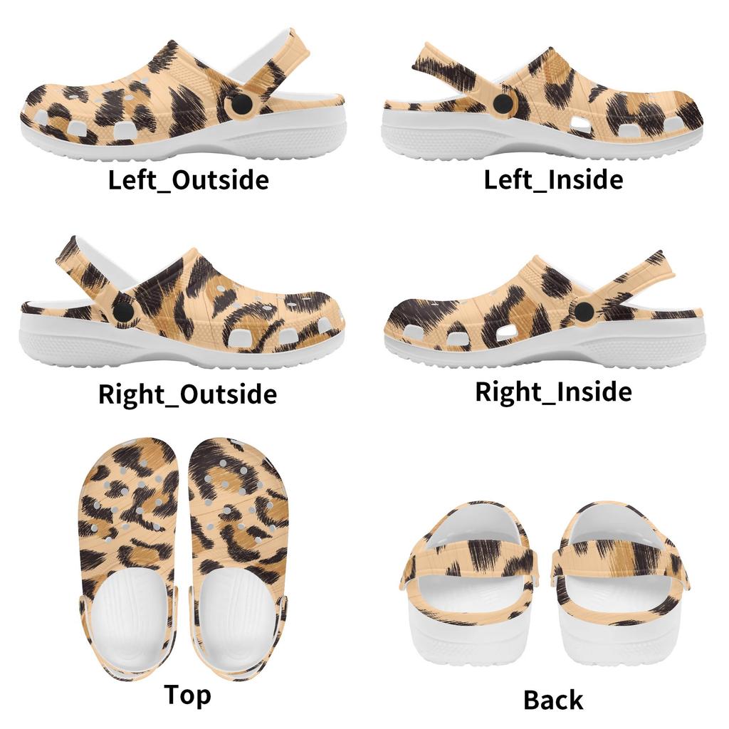 Pattern Printed EVA Slip On Clogs Women Men Flexible Lightweight Casual Shoes Soft Sole Summer Sandals Casual Daily Wear