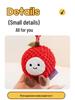 Fruit Plush Toys: Strawberry, Mangosteen, Watermelon, Pear - Tossable Figurines & Wedding Gift Dolls