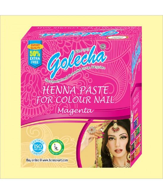 Golecha Magenta Nail Henna Color Tube 12 TUBE