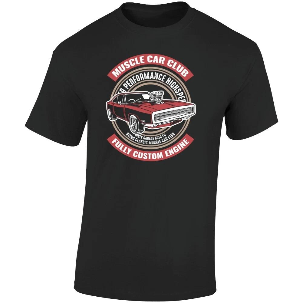 Muscle Car Club Gift Classic Speed Shop Retro Car Gift T Shirt 2XL