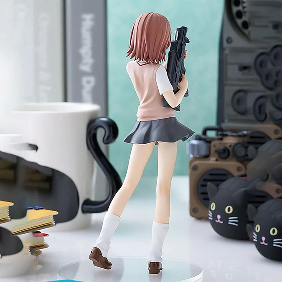 17cm Anime A Certain Magical Index Misaka Mikoto Railgun Girl Anime Figur PVC Actionfiguren Modell Anime Cartoon Modell Spielzeug Geschenk