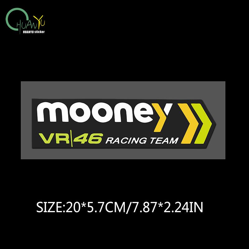 motogp MOONEY 46 RACING team Rossi decals motorcycle modification electric motorcycle reflective car sticker