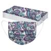 20PCS Adult's Mask Paisley Print Disposable Face Mask Industrial 3Ply Ear Loop