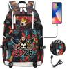 2026 Sports Soccer USB Large Capacity Backpack for Middle High School Students Travel Unisex