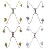 Luxury Heart Crystal Chest Bra Jewelry Rhinestones Body Chain Necklace Bra Chain Jewelry Body Jewelry For Women Sexy