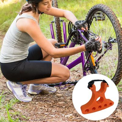 1 Pair Bicycle Repair Handle Bracket Bike Handlebar Stand for Inverted Parking Stable Maintenance