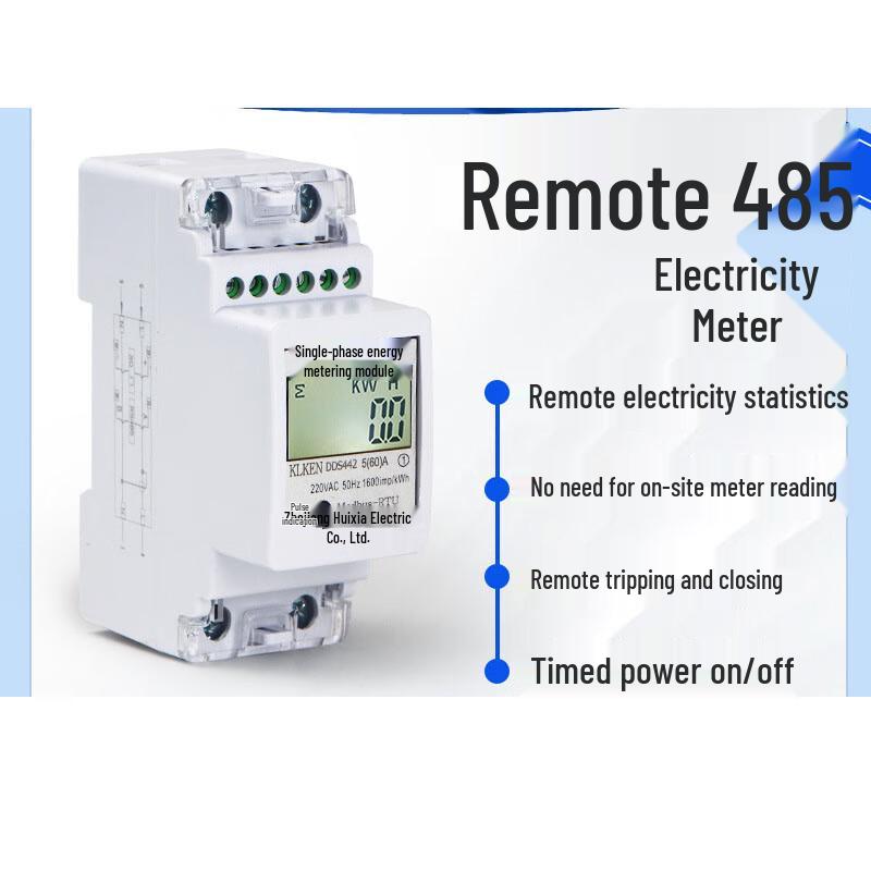 

OLOMMklkeN Single-Phase Smart DIN Rail Energy Meter