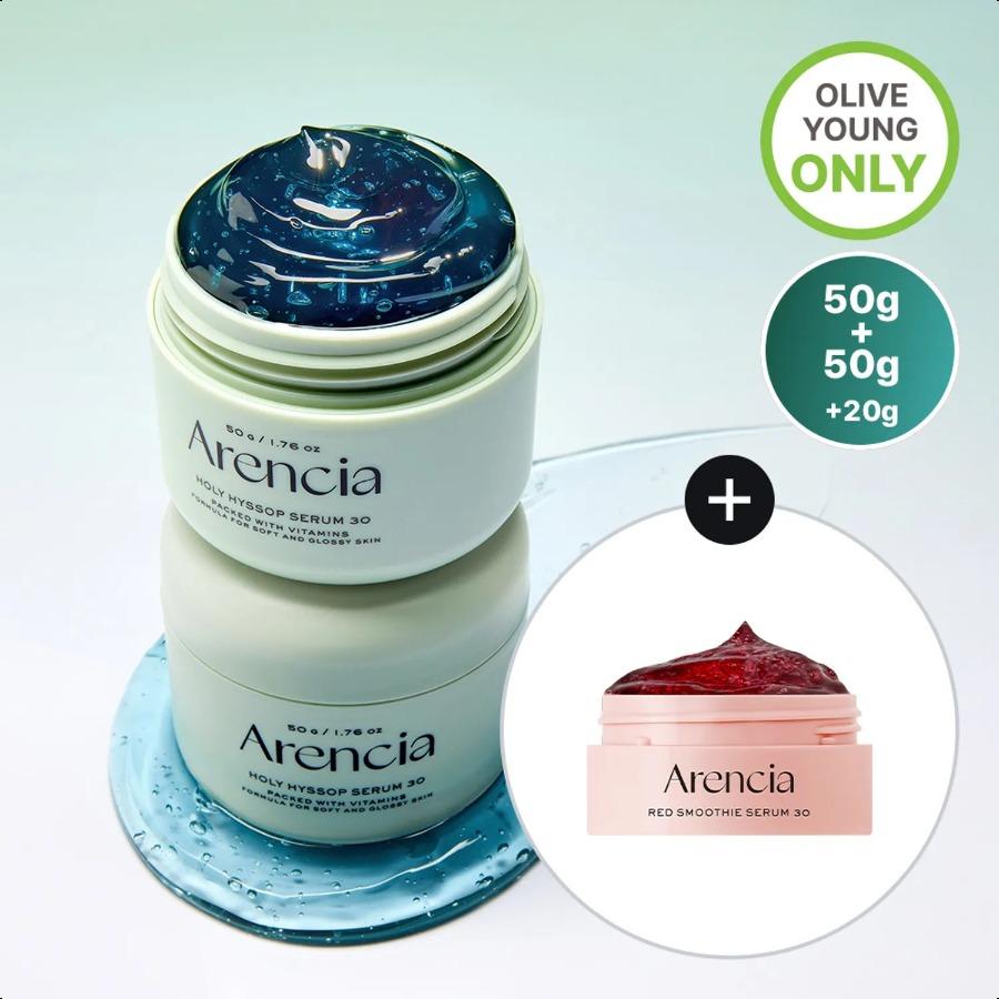 Arencia Holy Hyssop Serum 30 50g+50g Set (+Red 20g) +Red 20g