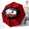 1pc Peanuts Little League Baseball Automatic Open Close Umbrella Windproof Canopy, Automatic Open Close Button10195