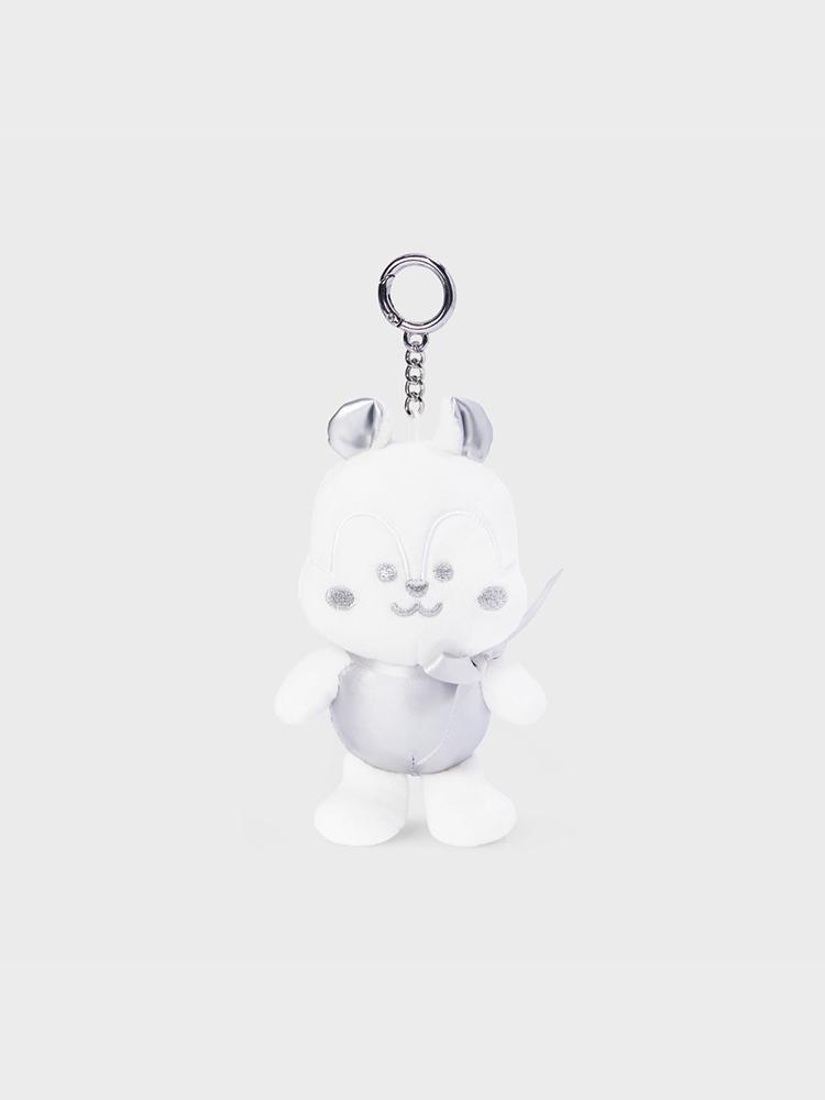 Line Friends BT21 MANG Silver Edition Plush Keychain