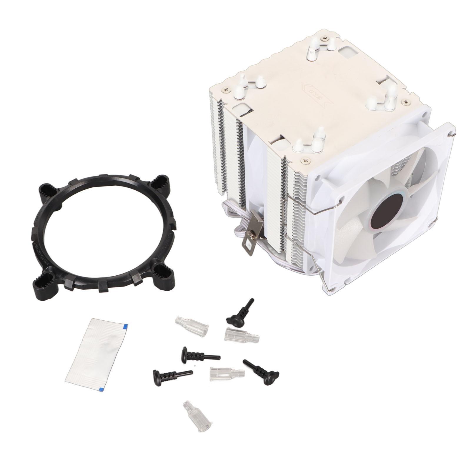 

Вентилятор охлаждения процессора 3,54 дюйма 6 тепловых трубок 3-контактный 12 В постоянного тока 2000 об/мин гидравлический подшипник воздушный кулер процессора для Intel