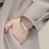 Edelstahlarmband Hohlsternmuster Armband Handgelenkschmuck Sternarmreif