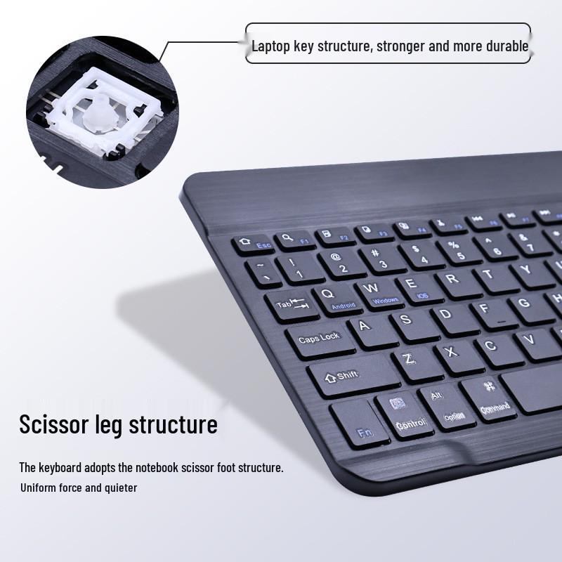Rechargeable Wireless Bluetooth Keyboard & Mouse Set for iPad, Xiaomi, Huawei Tablets & Phones